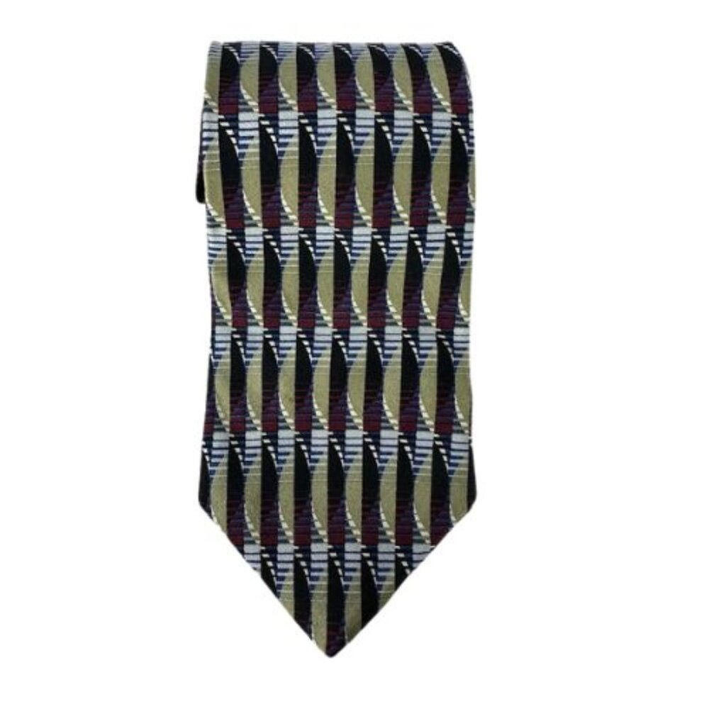 Jhane Barnes Men's Tie 100% Silk Made in Japan